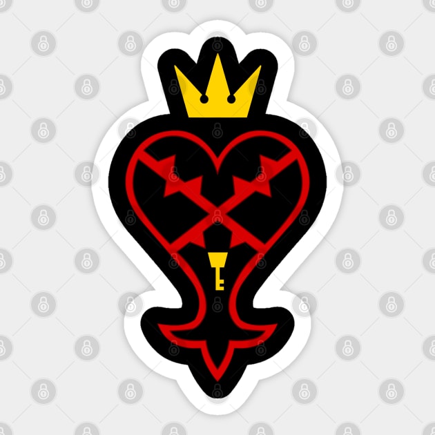 Kingdom Hearts Heartless Symbol Sticker by Mavis